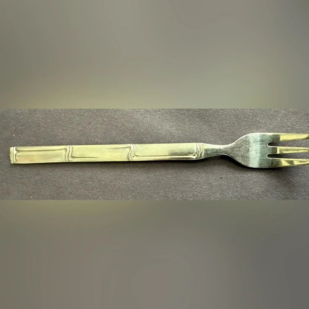 ROGERS Bambu‎ Stainless Cocktail/Seafood Forks Flatware Silverware Lot of 10